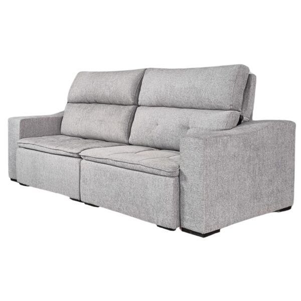 SOFÁ RETRÁTIL VANCOUVER 2,30 X 1,10 ASSENTOS EM MOLAS  TECIDO 814