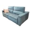 SOFA RETRATIL MADRID 2,30 X 1,10 ASSENTOS EM MOLAS BRAÇOS 20 CM C/ PILOW TECIDO 884