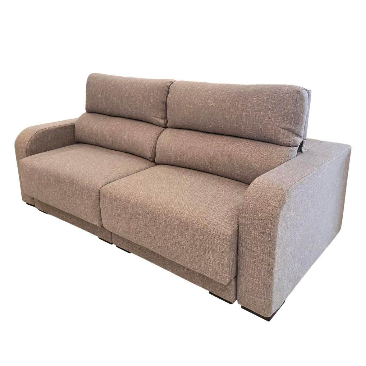 282fc21375508ac8f1a42d4070949fbd.jpg SOFÁ RETRÁTIL POLLO 2,20 X 1,05 ASSENTOS EM MOLAS TECIDO 870 - Imagem 1