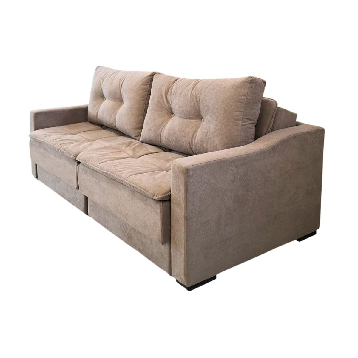 a9cd57972584958b32f29706bac54bdf-1.jpg SOFÁ RETRÁTIL MOSCOU 2,15 X 1,05 ASSENTOS MOLAS TECIDO 885 - Imagem 1