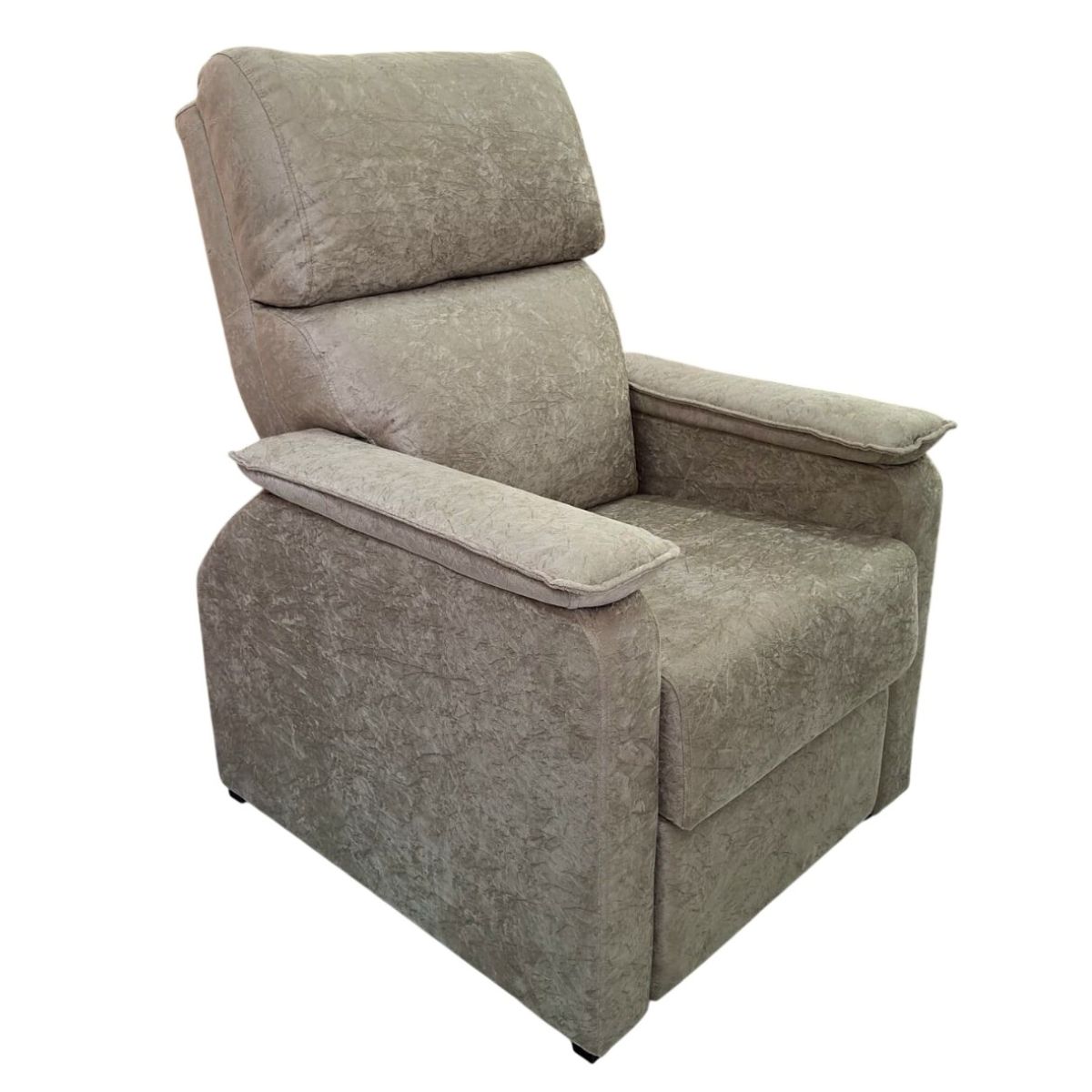 ae4aff35c321f6c7ee42455cad269c6a-2.jpg POLTRONA DO PAPAI TECIDO SUEDE AMASSADO VERDE - Imagem 1