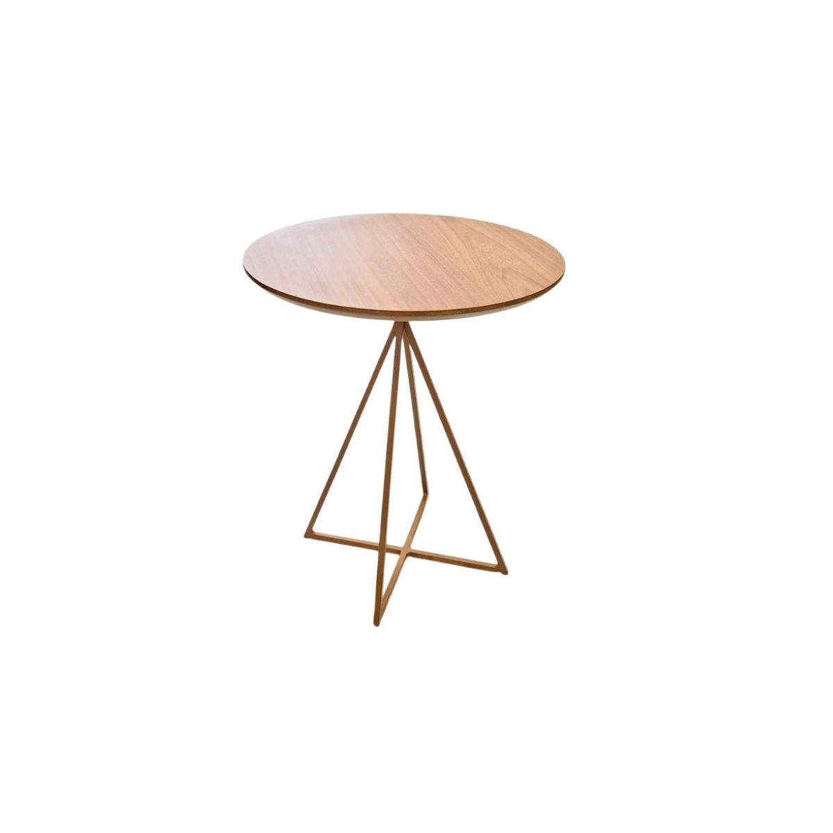 6f98051eb0664955db5703584fd536d0.jpg MESA LATERAL SENSE PIRÂMIDE TAMPO Ø 45CM LF ALT BASE 49CM BASE CH - Imagem 1