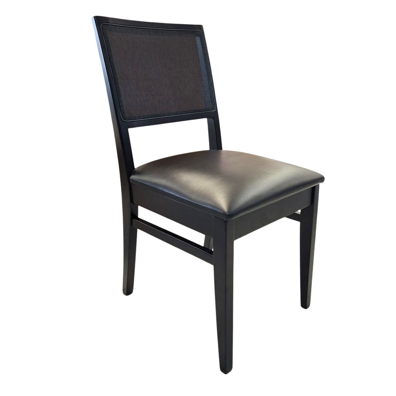 11efa891745b0e59c83014a32846dbf8-2.jpg CADEIRA HAIA - ENCOSTO TELA PRETA - COR 50 - TECIDO FACTO 13 - Imagem 1
